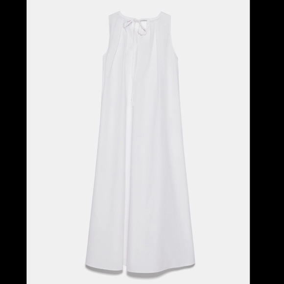 Zara NWT white flounce dress - Picture 5 of 6